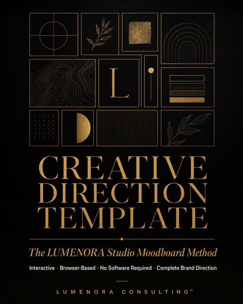 The LUMENORA Studio Creative Direction Template