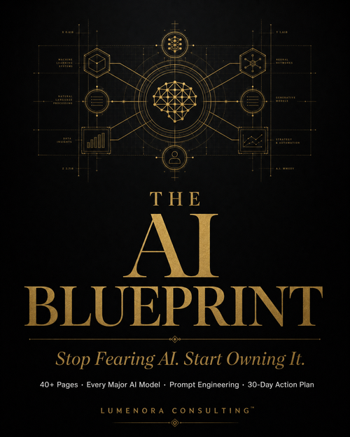 The AI Blueprint — Stop Fearing AI. Start Owning It. — LUMENORA Studio